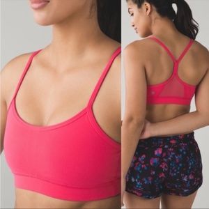 Lululemon • Pink Flow Y Bra IV • Size 8 • NWOT